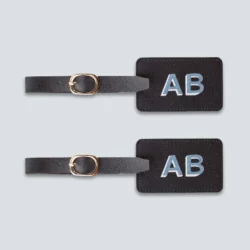 Luggage Tag - Set Of 2 - Coal Black