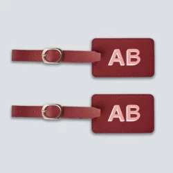 Luggage Tag - Set Of 2 - Ruby Red