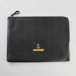 Zippered Laptop Case - Black