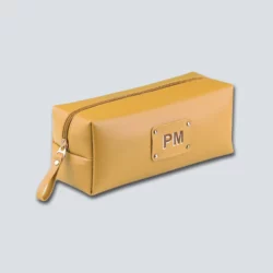 Travel Pouch - Ochre Yellow
