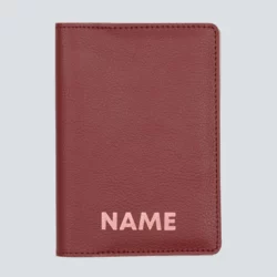 Passport Cover - Ruby Red