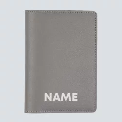 Passport Cover - Steel Grey